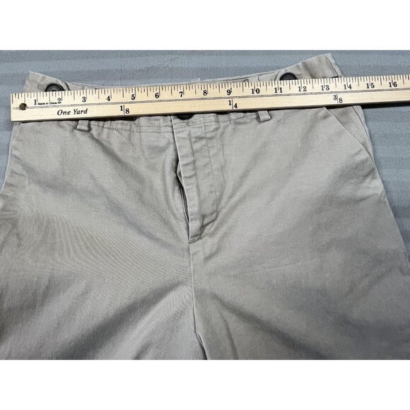 Zara Cargo Pants Womens Small Beige Khaki Straight Leg Drawstring Hem Pockets - Picture 4 of 10